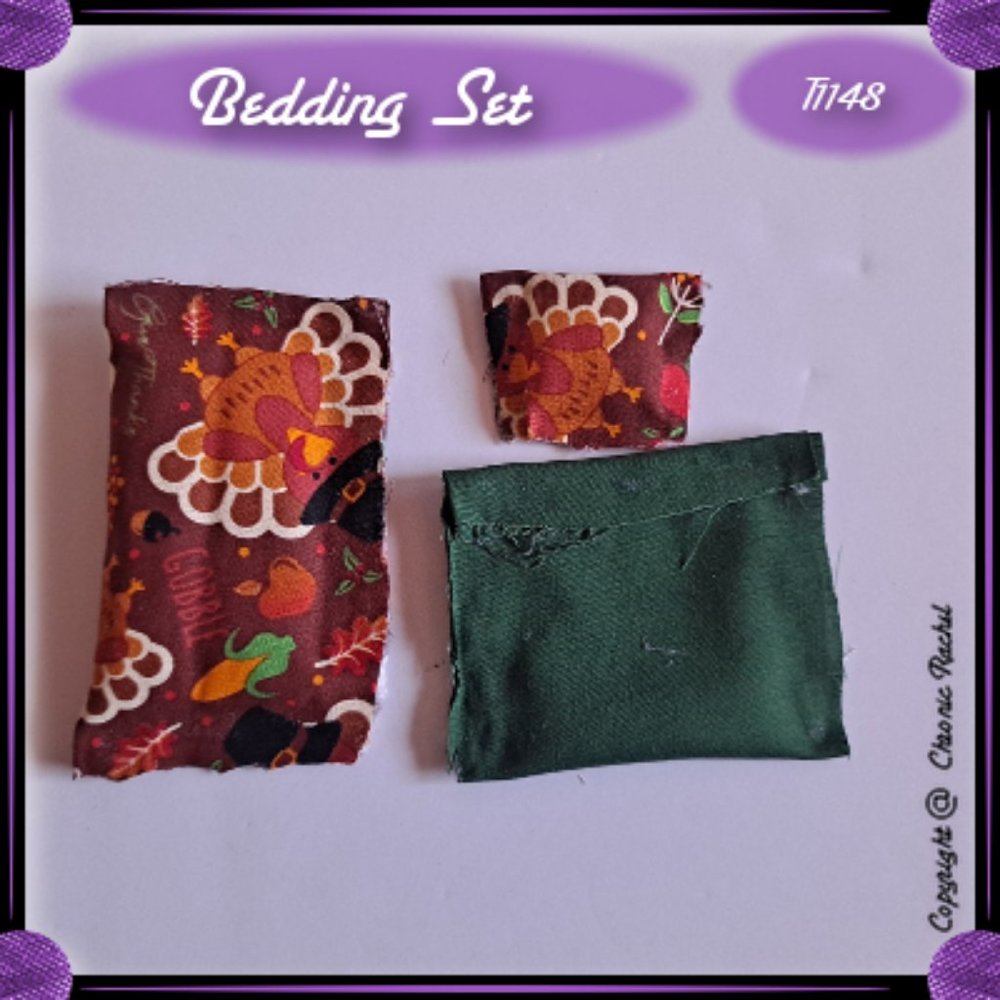 3-Pack Thanksgiving Green Bedding - Picture 4 of 5